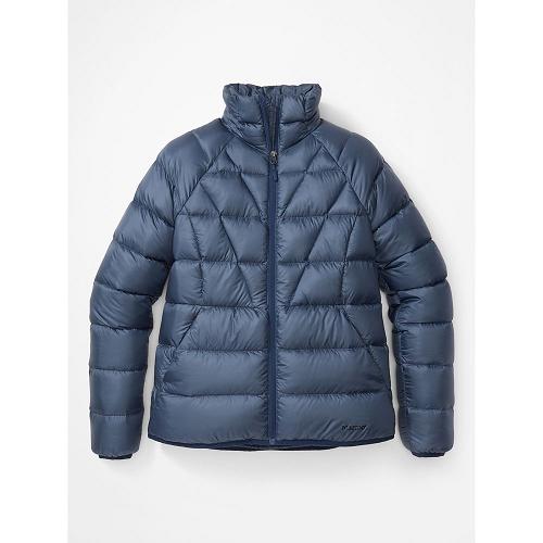 Marmot Hype Jackets - Womens Down Jacket Navy CA4187956 Canada